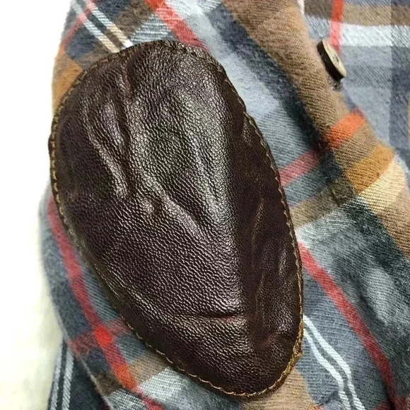 OshKosh Brown/Grey Plaid Button Up Shirt  Size 3T - Picture 3 of 16